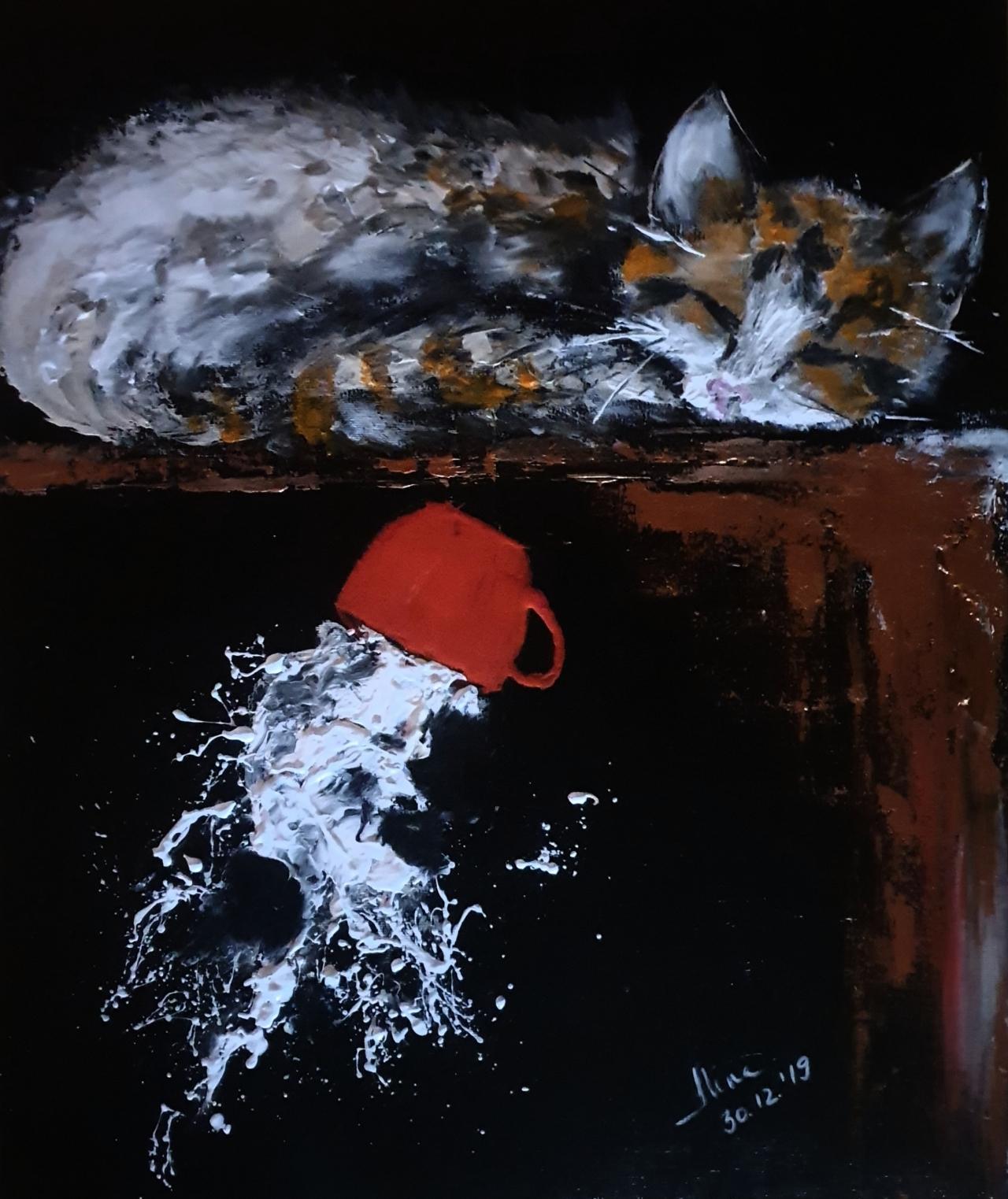 ArteDiAlina.com painting: I've done nothing !